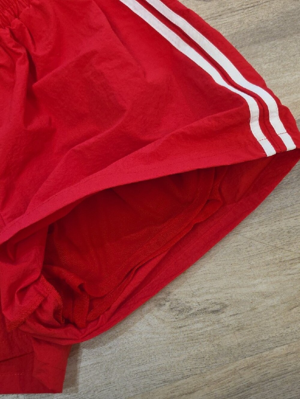 Pretty Garbage Red Track Shorts - Picture 5 of 5
